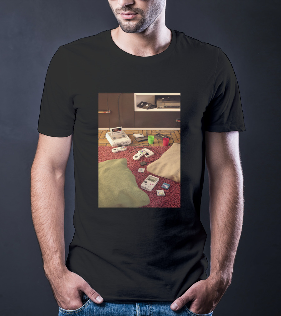 80's Kid Retro Gaming Console And Handheld Nostalgia T-Shirt