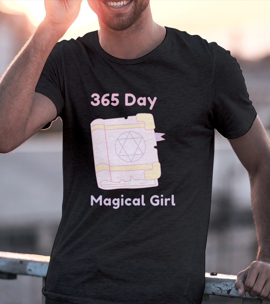 365 Day Magical Girl Pastel Spellbook Star Emblem T-Shirt