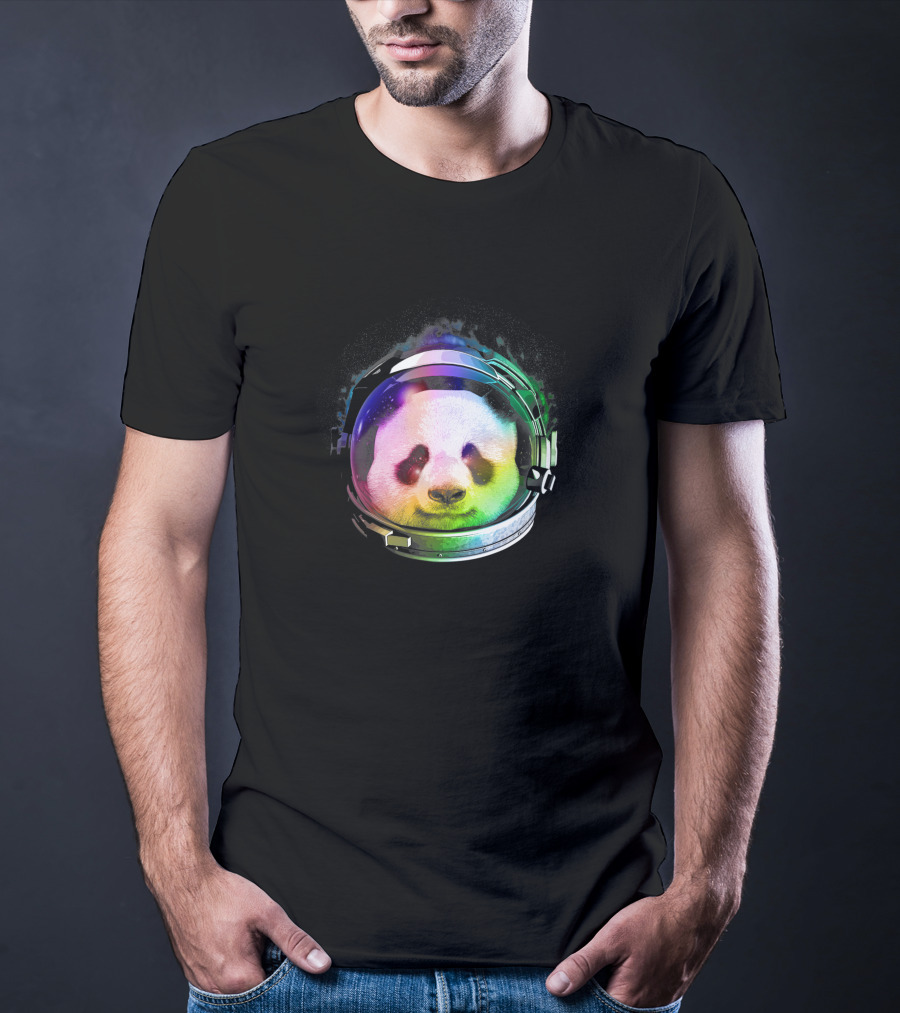 Astronaut Panda Rainbow Space Helmet 1170965 T-Shirt