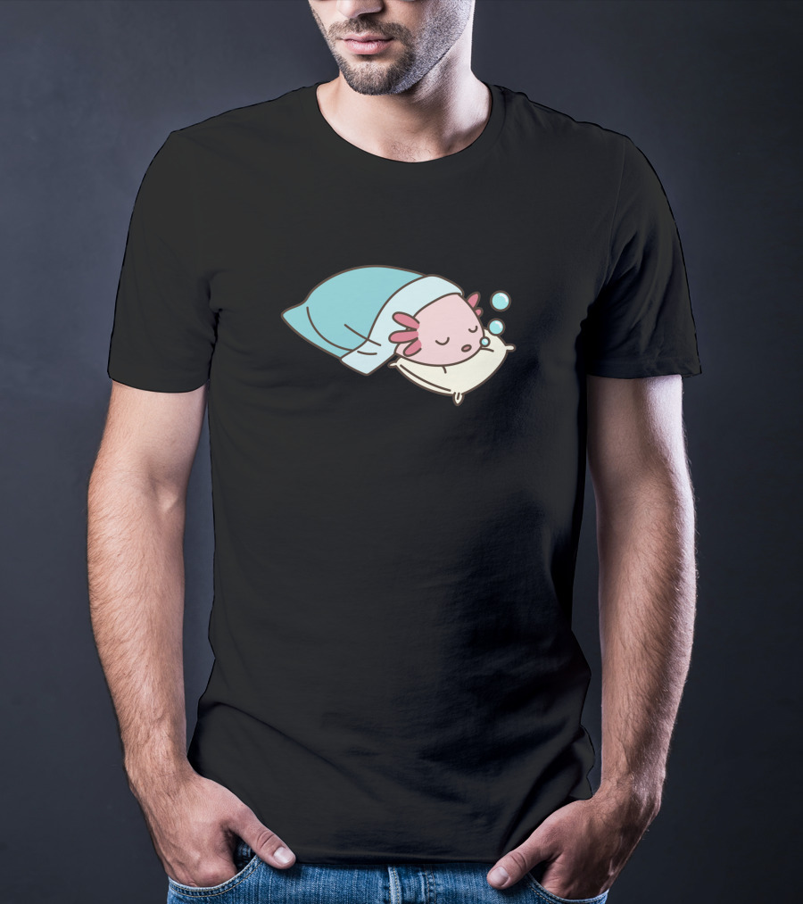 Axolotl Napsolotl Sleepy Axolotl Illustration 1318373 T-Shirt