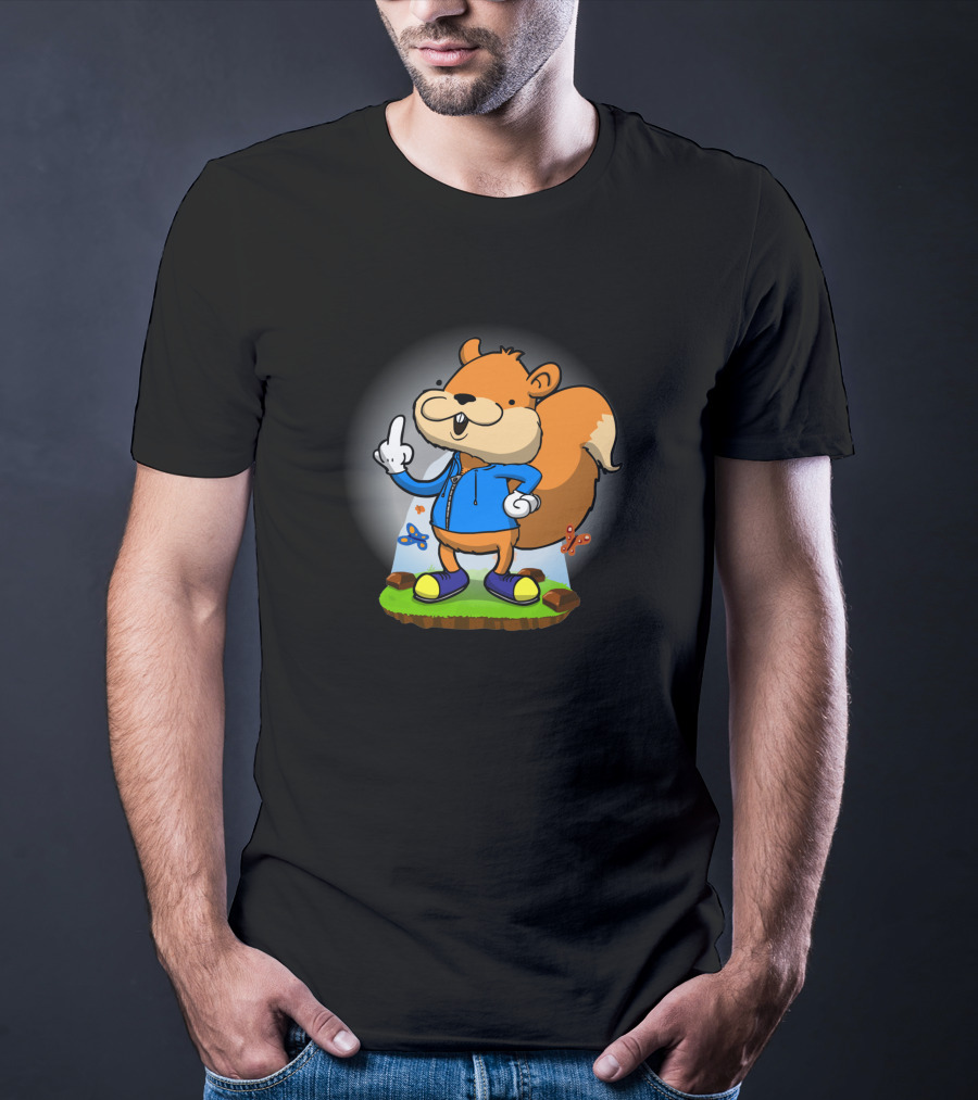 Conker's Bad Fur Day Squirrel Character 6324 T-Shirt