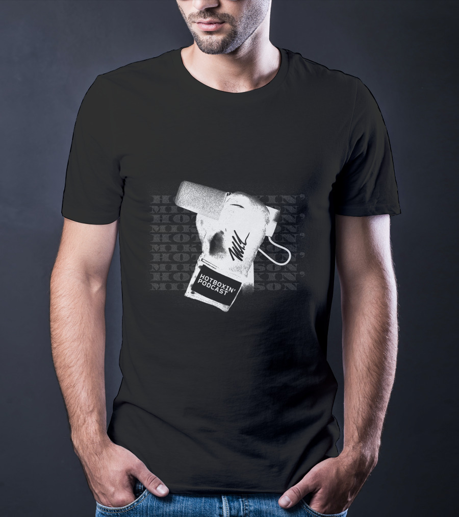 Hotboxin Podcast Boxing Glove With Signature T-Shirt