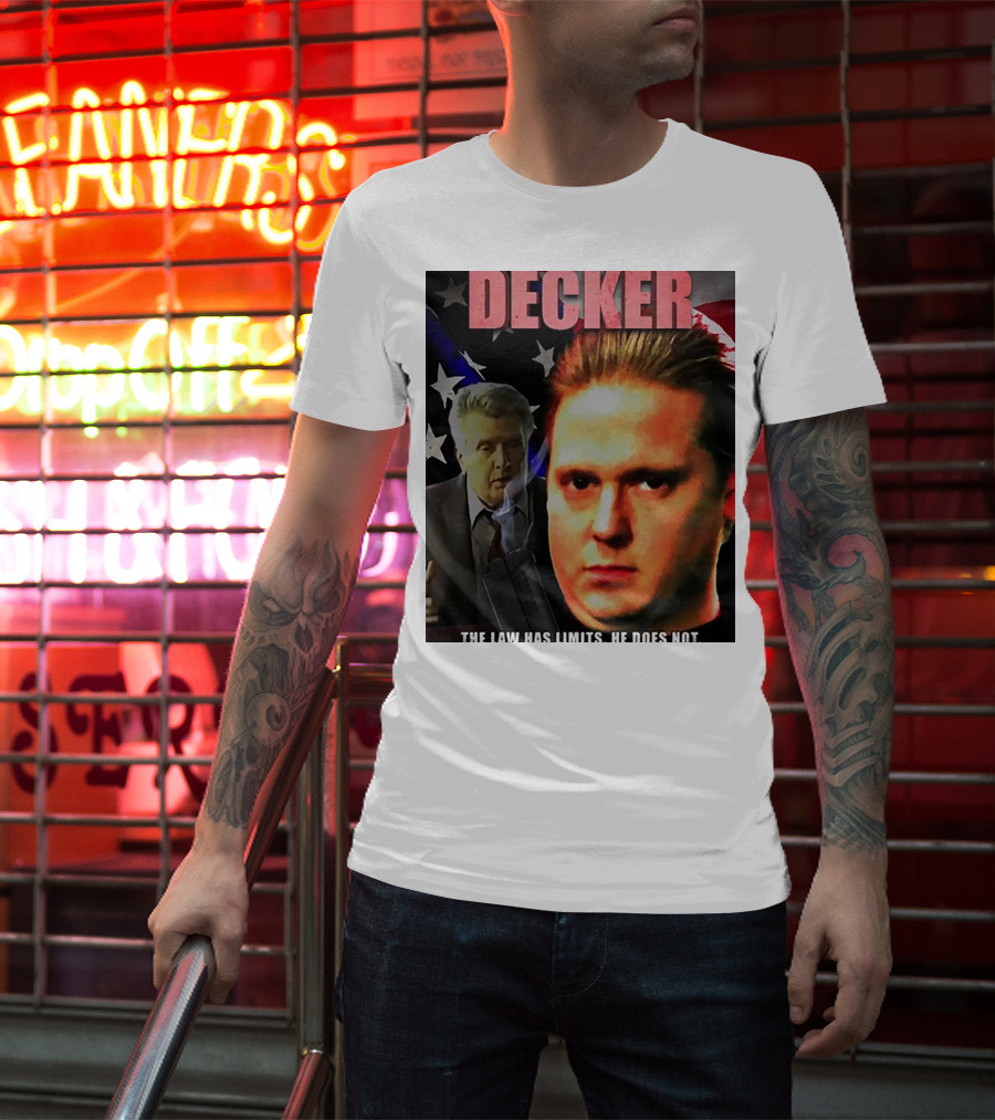 DECKER The Law Has Limits He Does Not On Cinema At The Cinema T-Shirt
