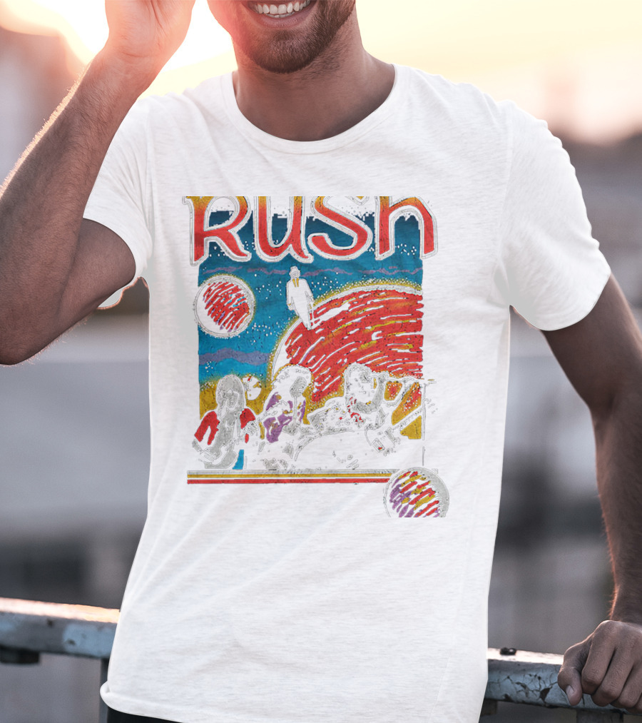 Rush Band Retro Space T-Shirt