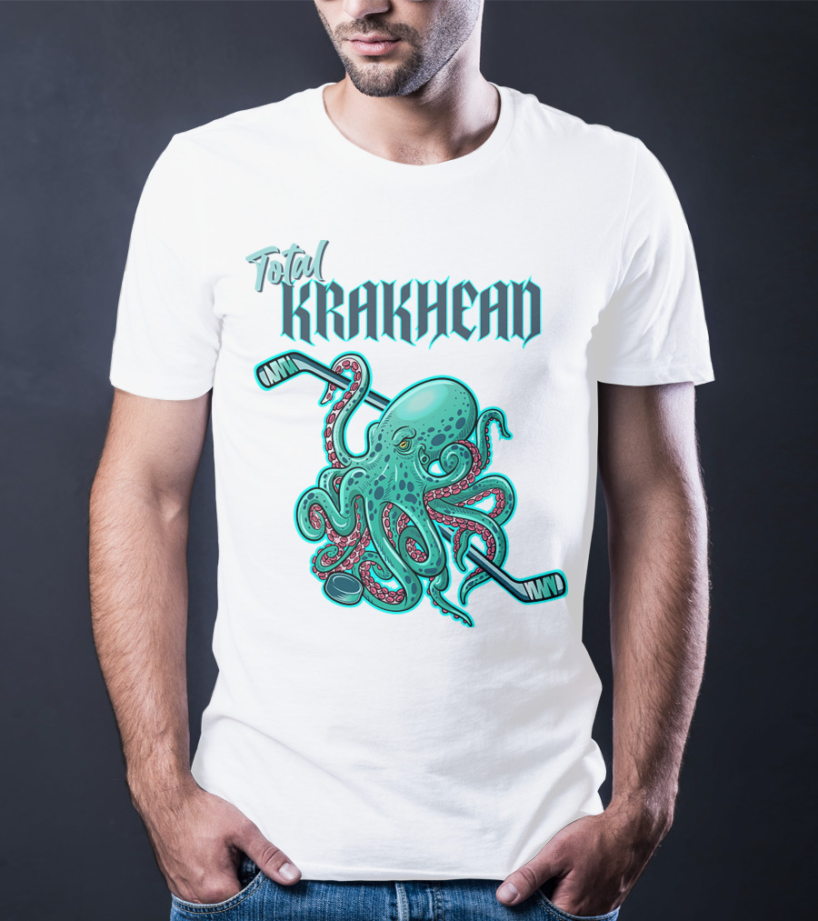 Total Krakhead Seattle Kraken Hockey Tentacles T-Shirt