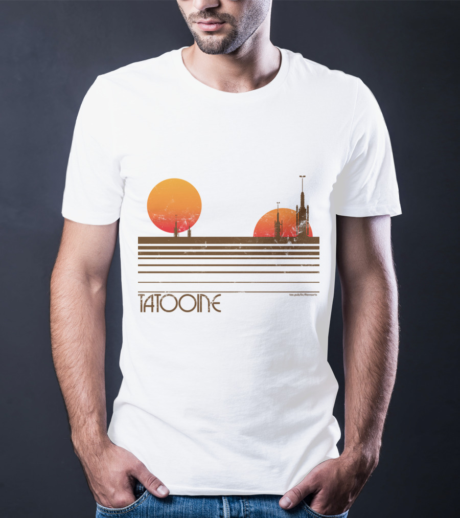 Star Wars Tatooine Sunset Twin Suns T-Shirt