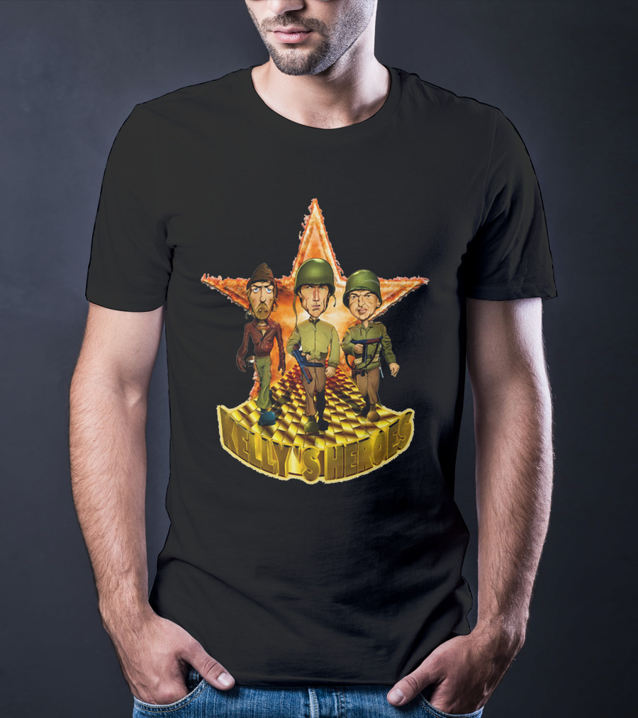 Kelly's Heroes 3 Soldiers Golden Star T-Shirt