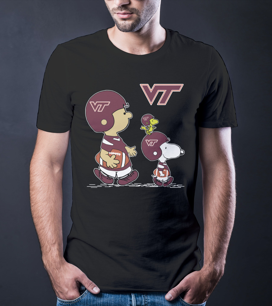 Virginia Tech Hokies Football VT Characters T-Shirt