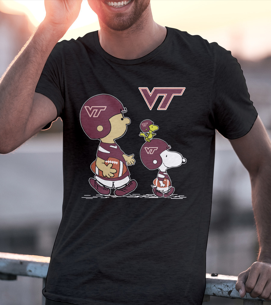 Virginia Tech Hokies Football VT Characters T-Shirt
