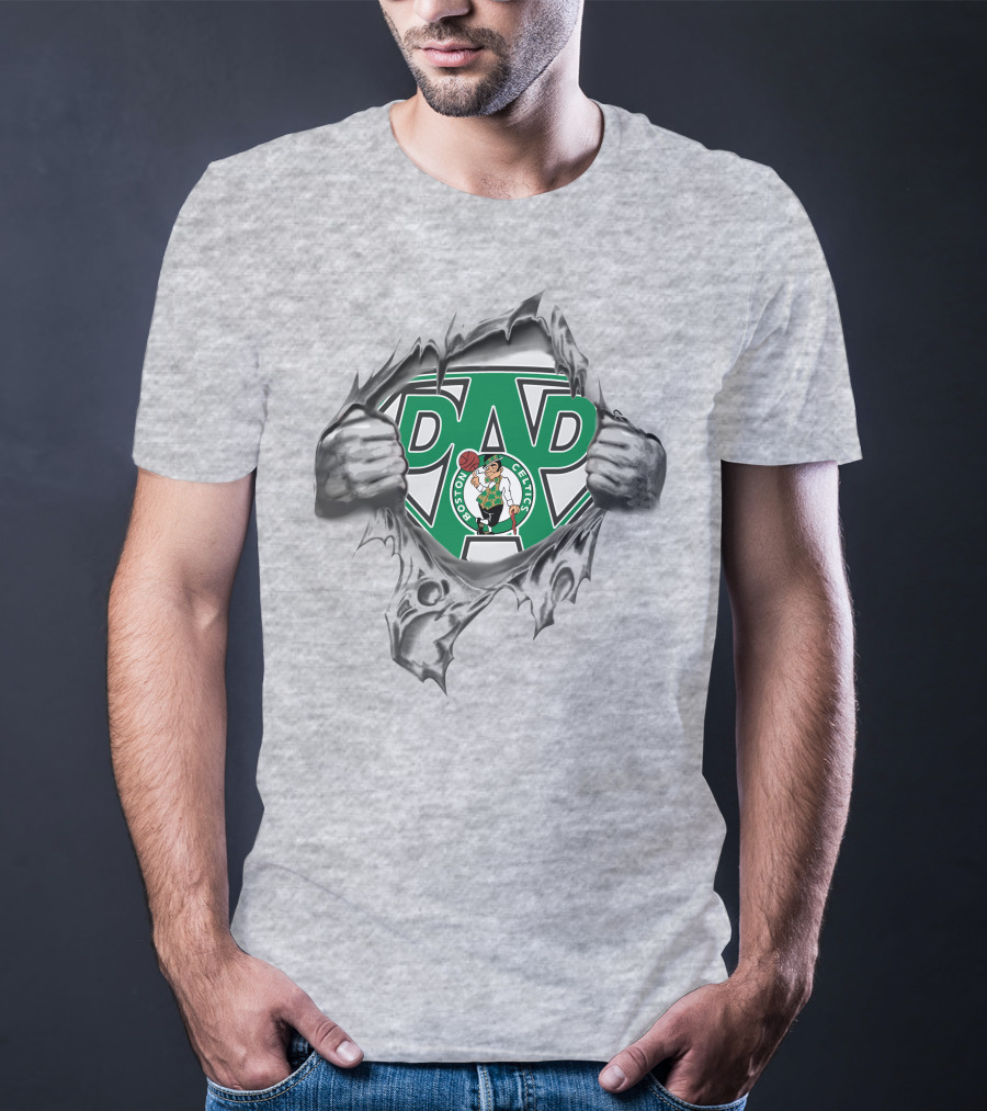 Boston Celtics Super Dad T-Shirt
