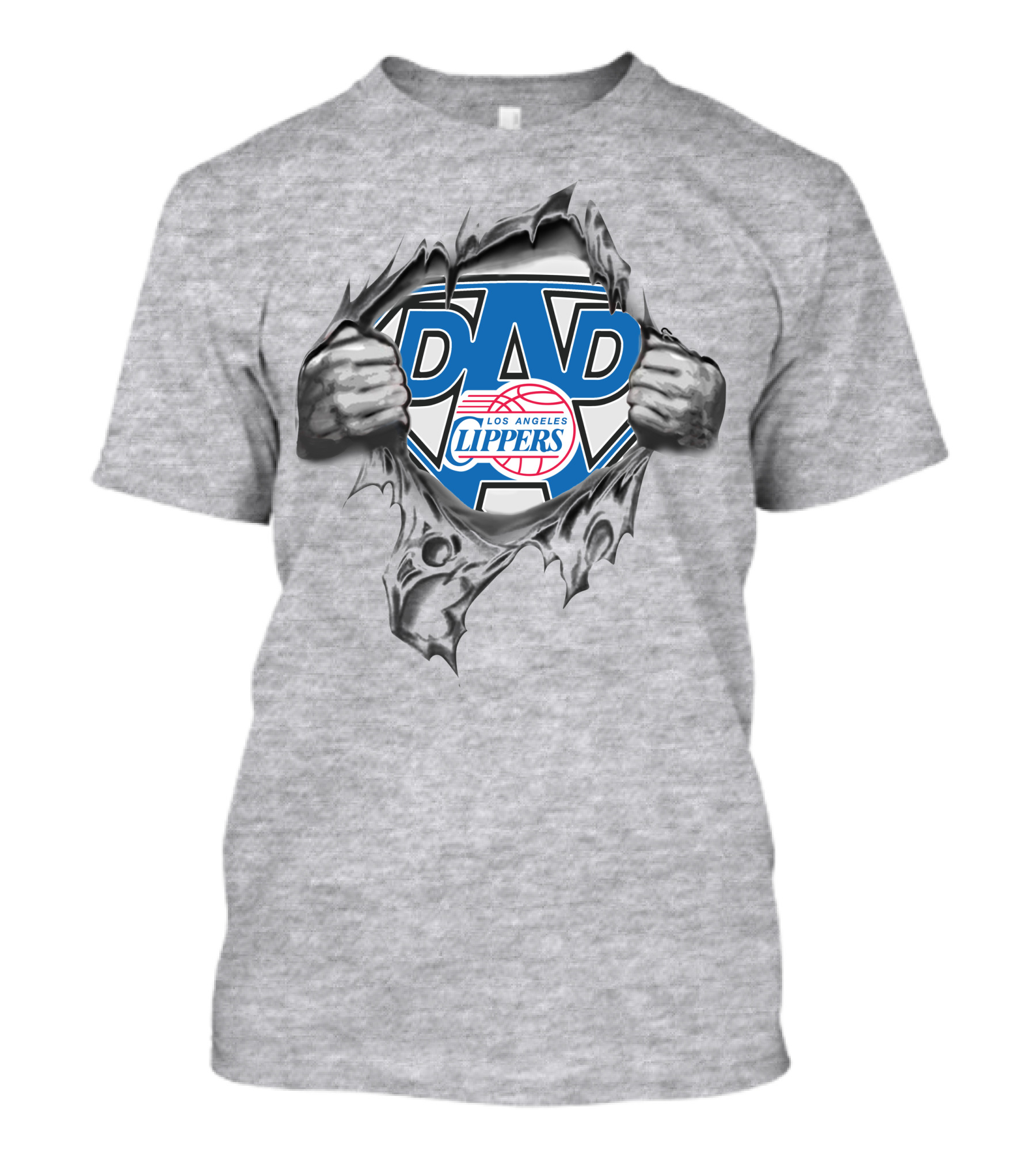 Los Angeles Clippers NBA Super Dad T-Shirt