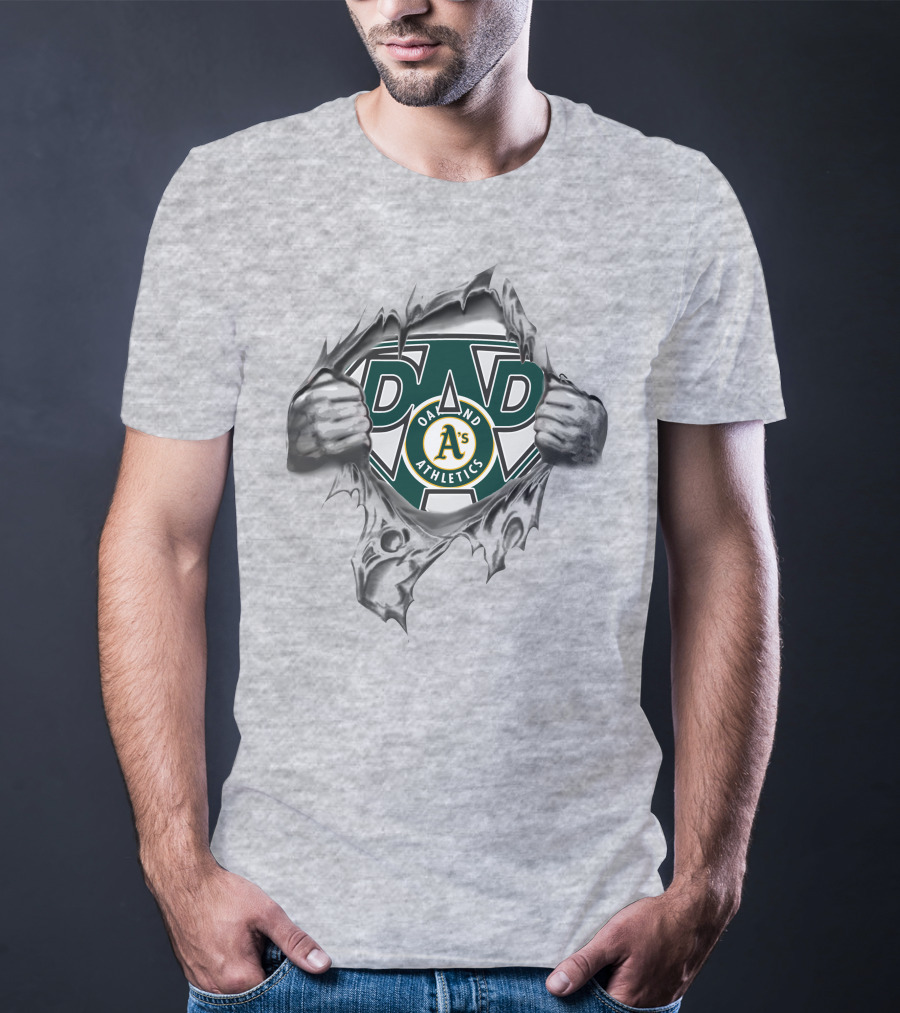 Oakland Athletics Super Dad T-Shirt