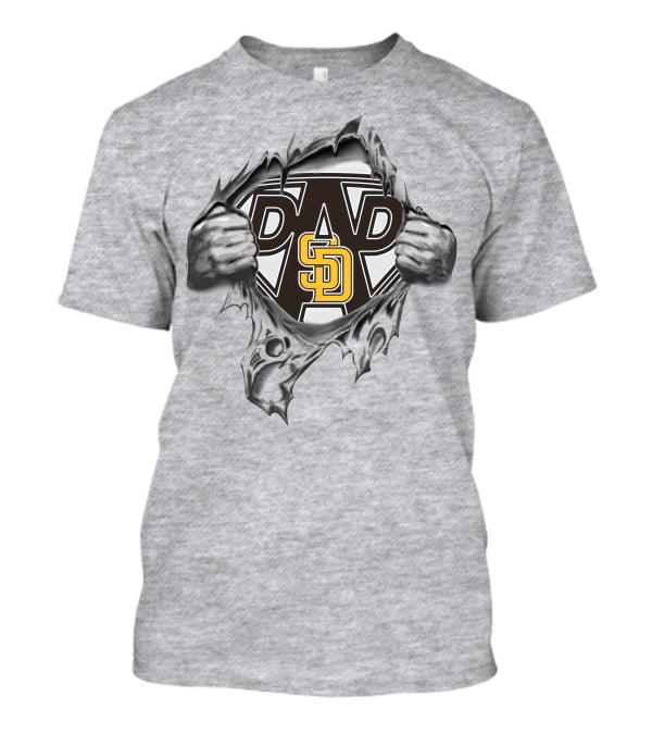 San Diego Padres Super Dad Hero T-Shirt