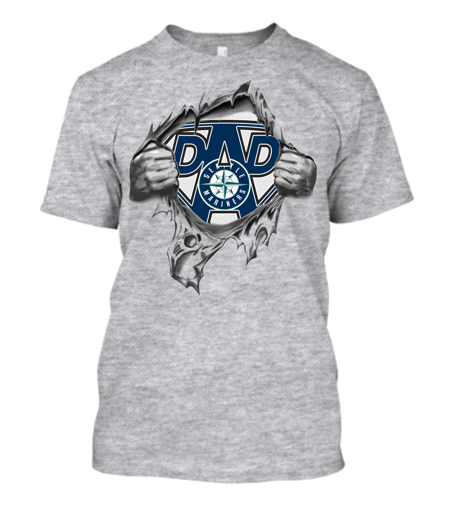 Seattle Mariners Super Dad T-Shirt