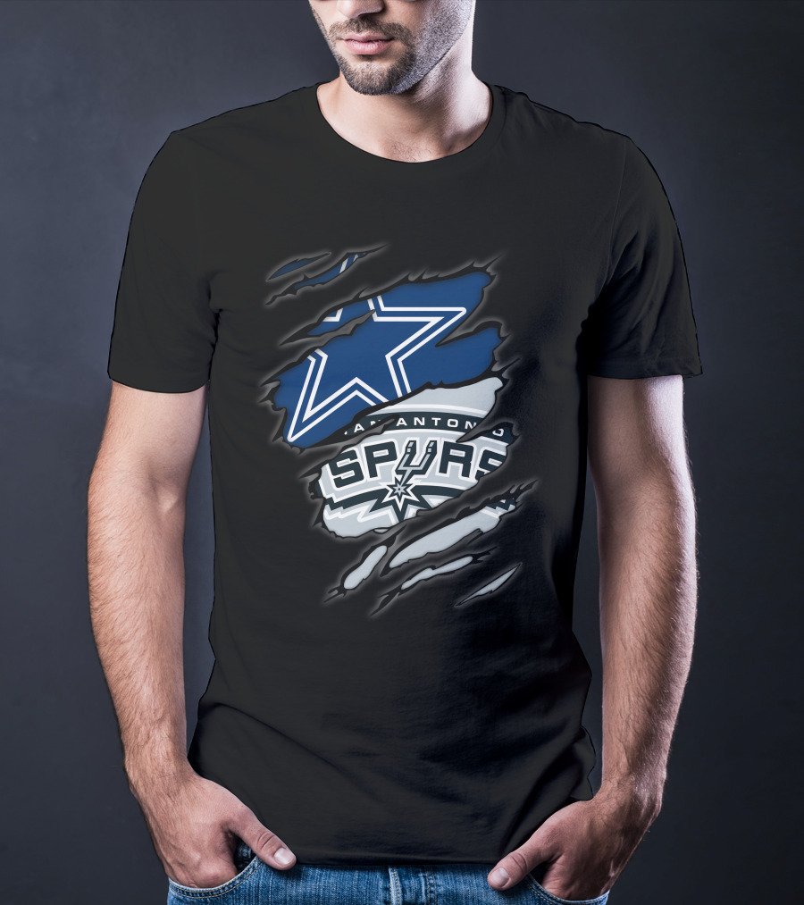 Dallas Cowboys San Antonio Spurs Fusion T-Shirt
