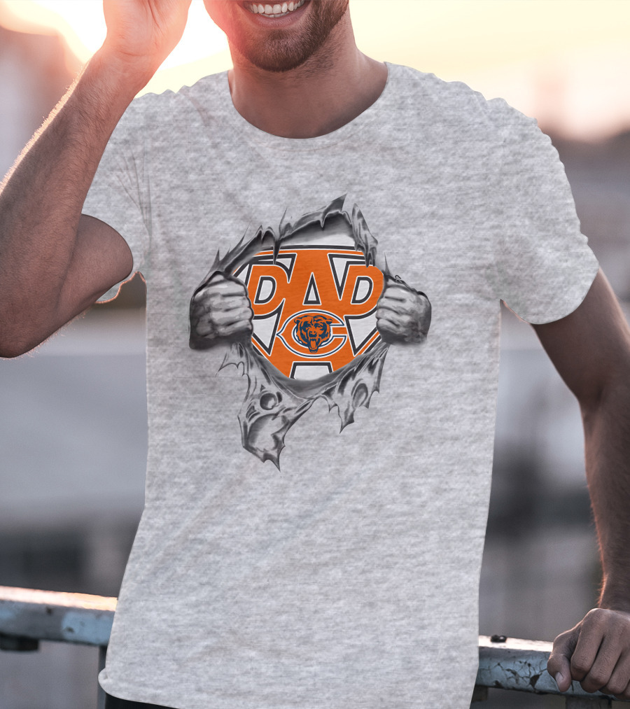 Chicago Bears Dad Hero T-Shirt