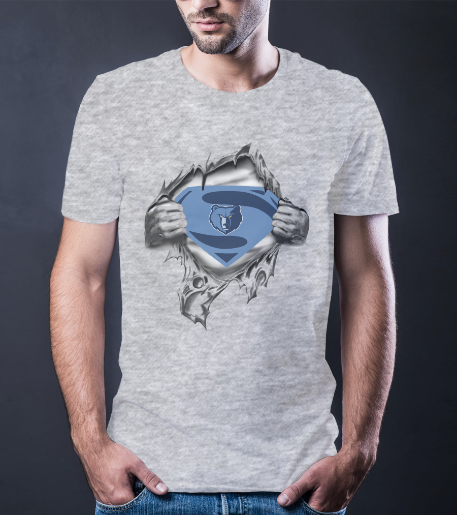Memphis Grizzlies Super Emblem Power Unleashed T-Shirt