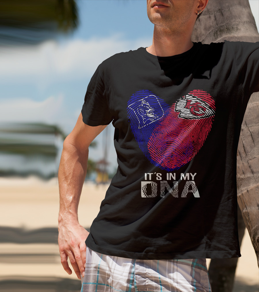 Duke Blue Devils Kansas City Chiefs It's In My Dna T-Shirt