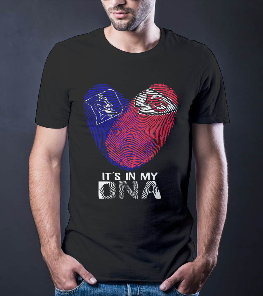 Duke Blue Devils Kansas City Chiefs It's In My Dna T-Shirt