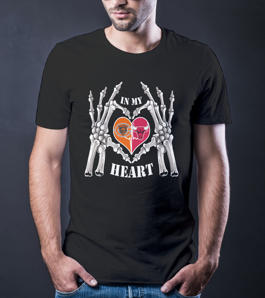 In My Heart Bears Bulls T-Shirt