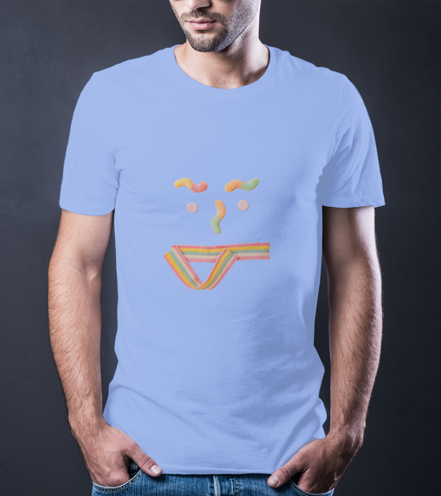 Sugar Smile Candy Face Rainbow T-Shirt