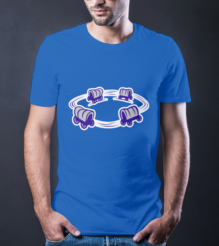 Circle The Wagons Buffalo Football Team Inspired Concept T-Shirt