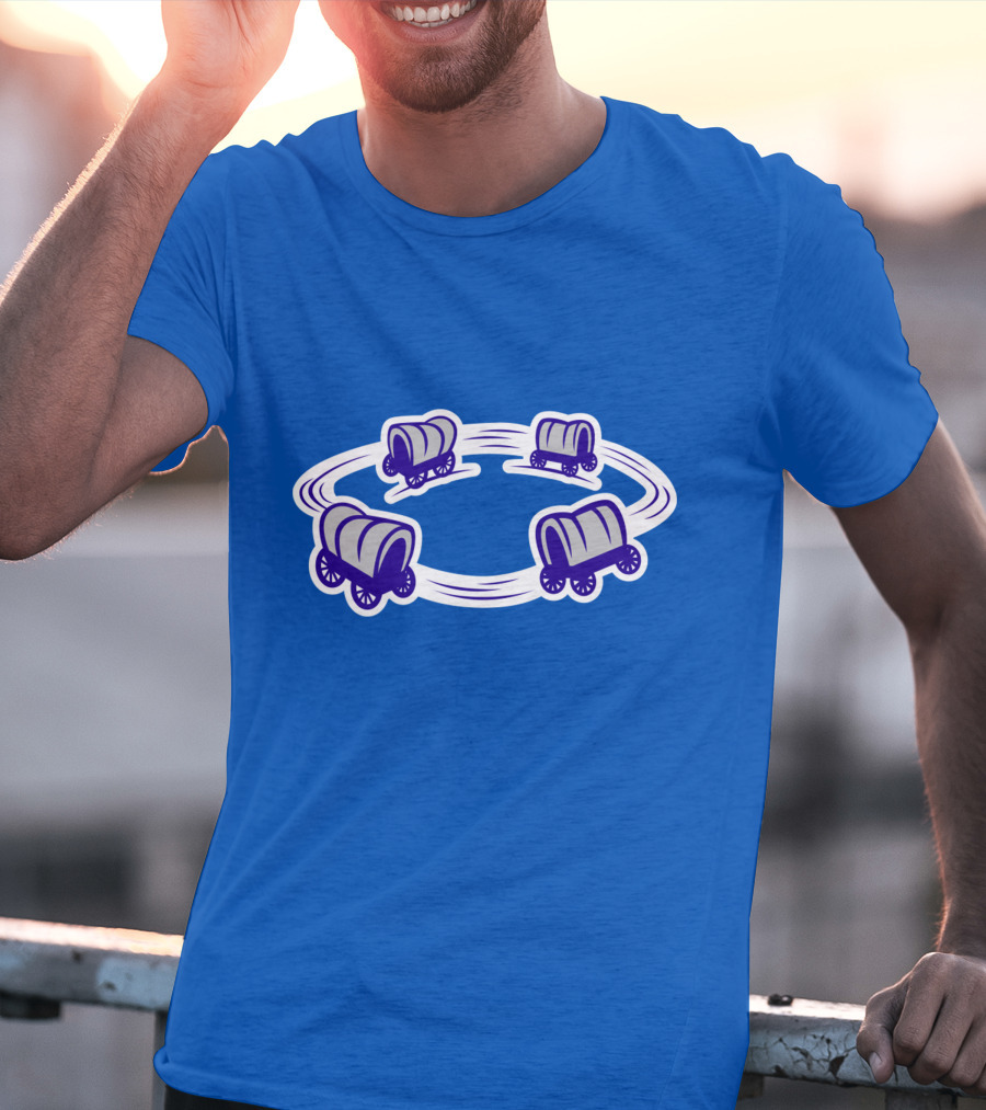 Circle The Wagons Buffalo Football Team Inspired Concept T-Shirt