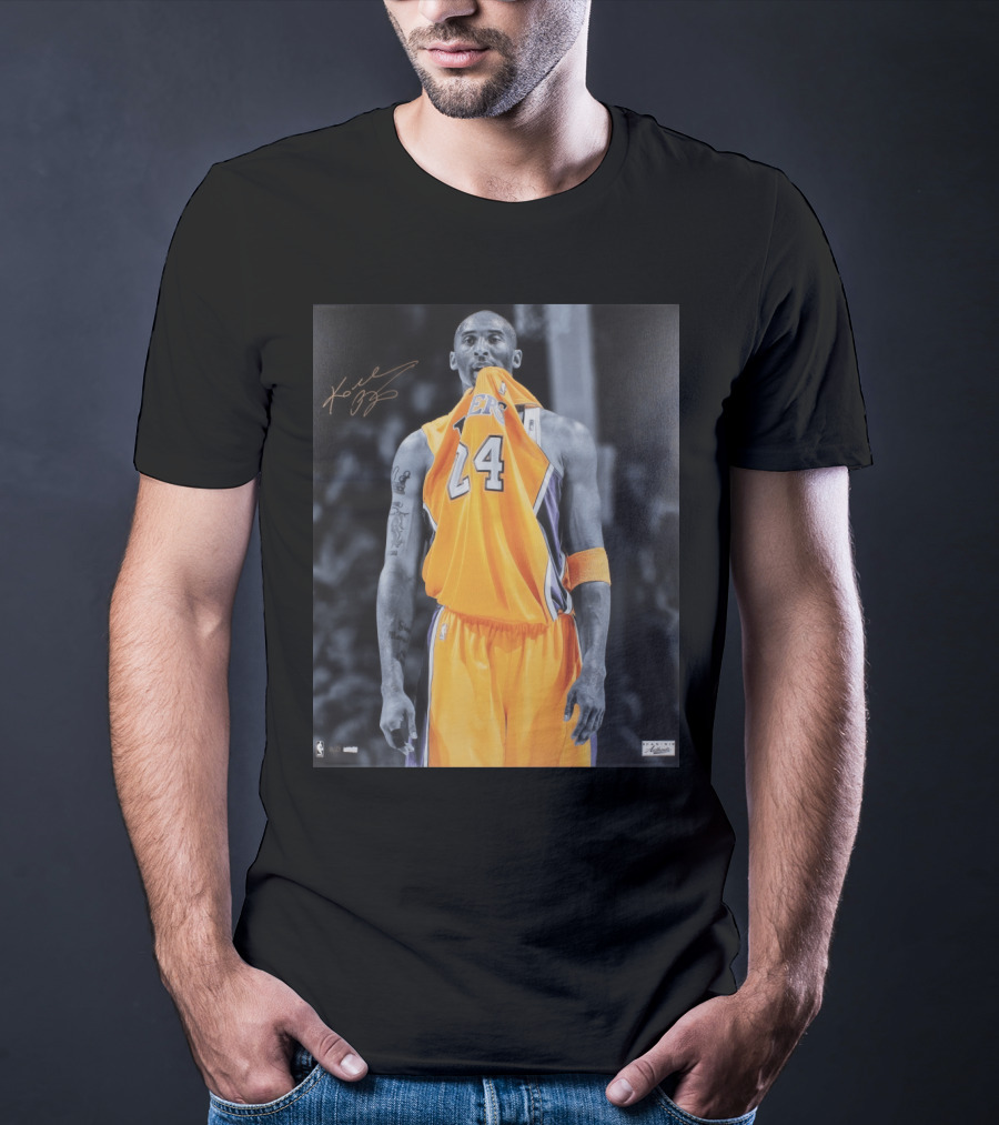 Kobe Bryant Mamba Mentality Lakers Basketball Icon 24 Signature T-Shirt
