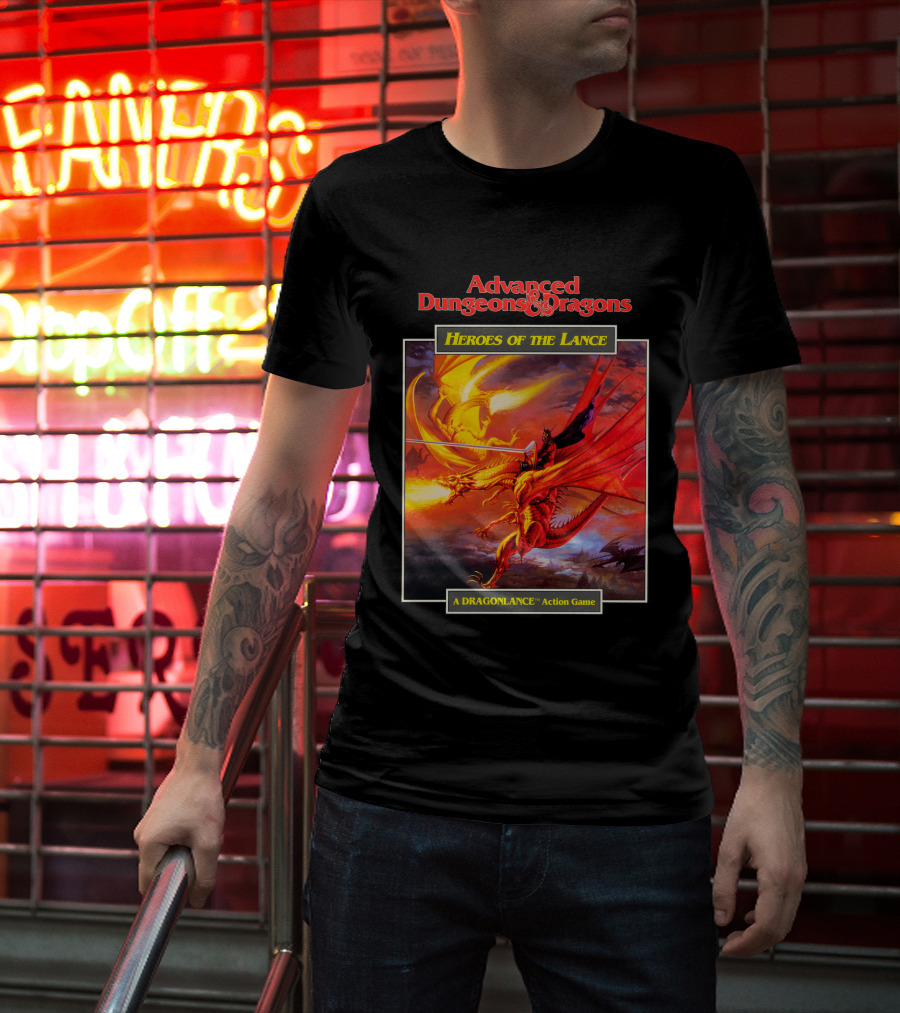 Advanced Dungeons And Dragons Heroes Of The Lance Dragonlance Action Game T-Shirt