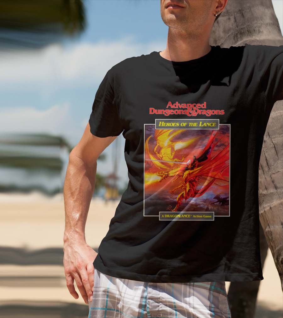 Advanced Dungeons And Dragons Heroes Of The Lance Dragonlance Action Game T-Shirt