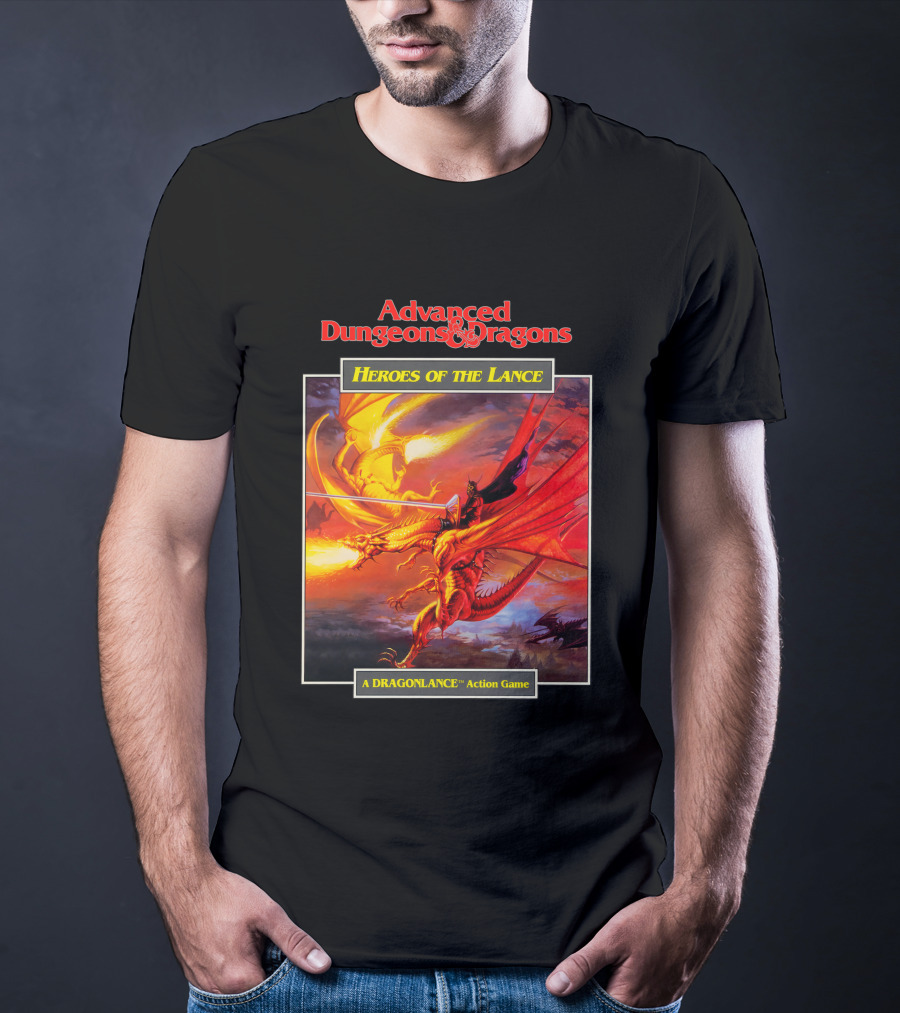 Advanced Dungeons And Dragons Heroes Of The Lance Dragonlance Action Game T-Shirt