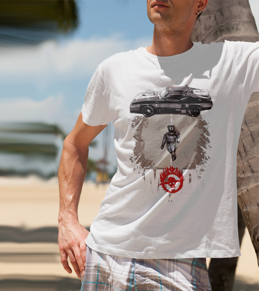 MDMX Mad Max Road Warrior Car Skull T-Shirt