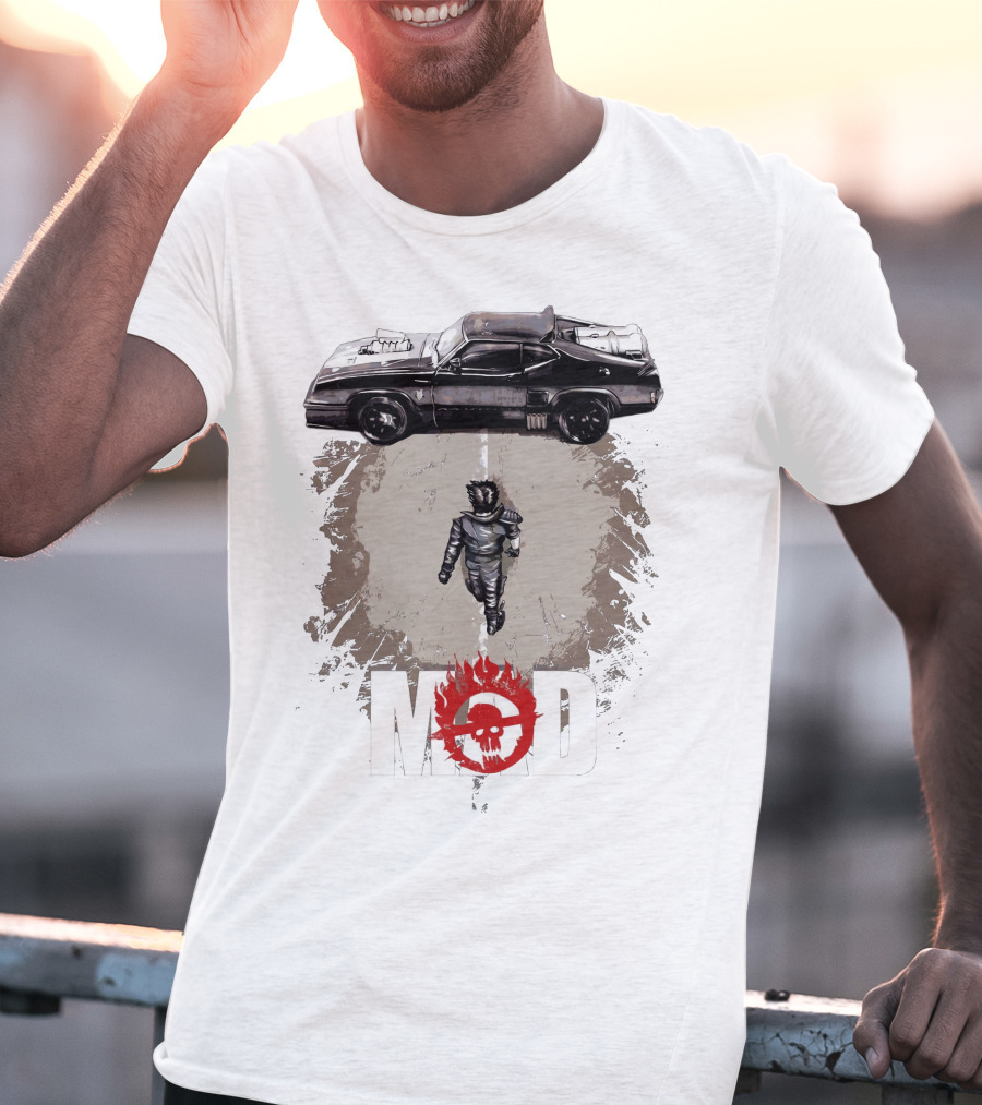MDMX Mad Max Road Warrior Car Skull T-Shirt