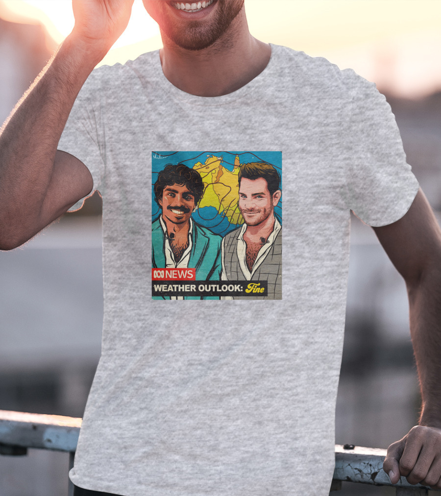 Nordacious ABC Weather News Weather Outlook Fine Rob Stott T-Shirt