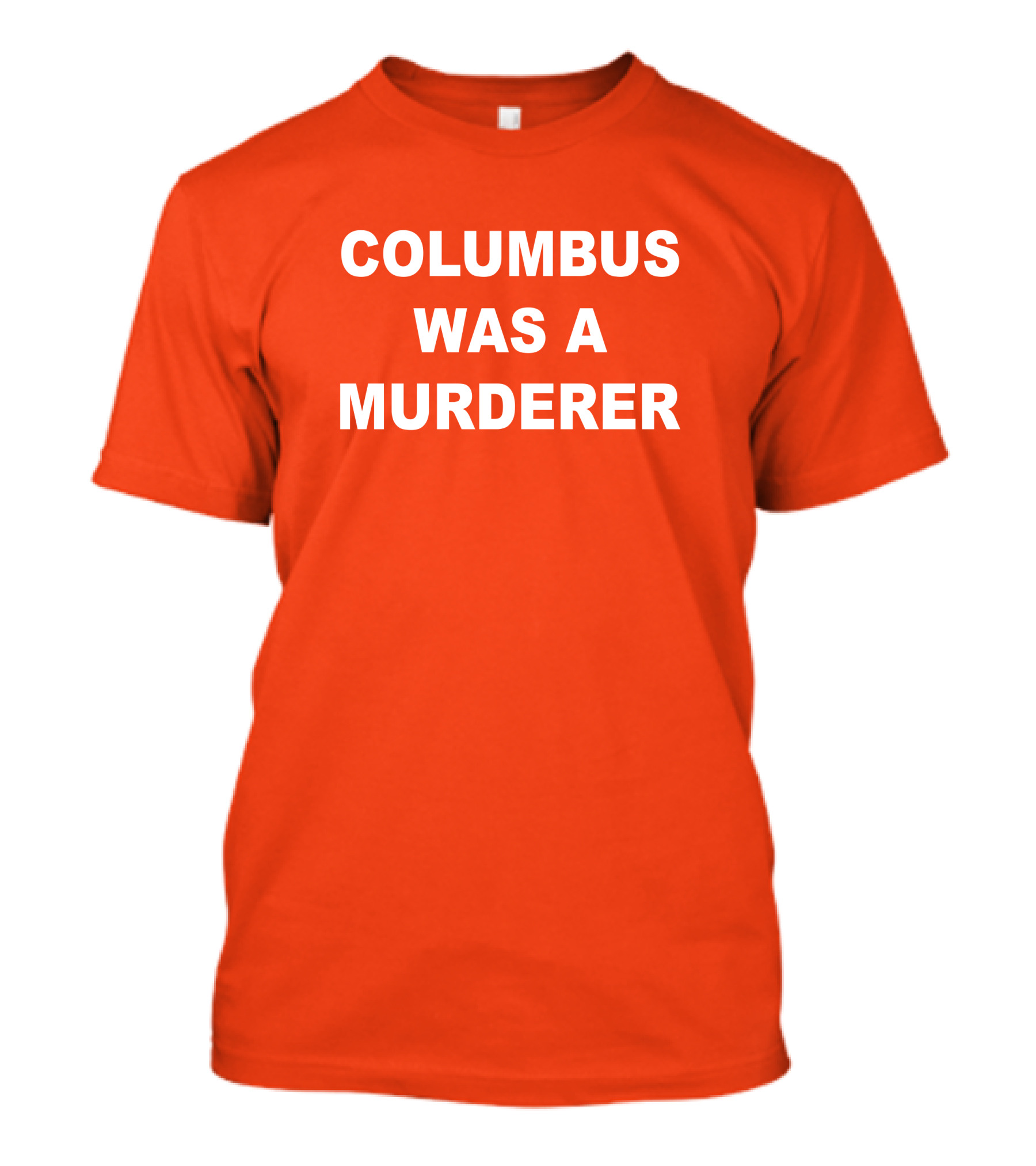 Columbus Was A Murderer Splendid Rain Detroit Teacher T-Shirt