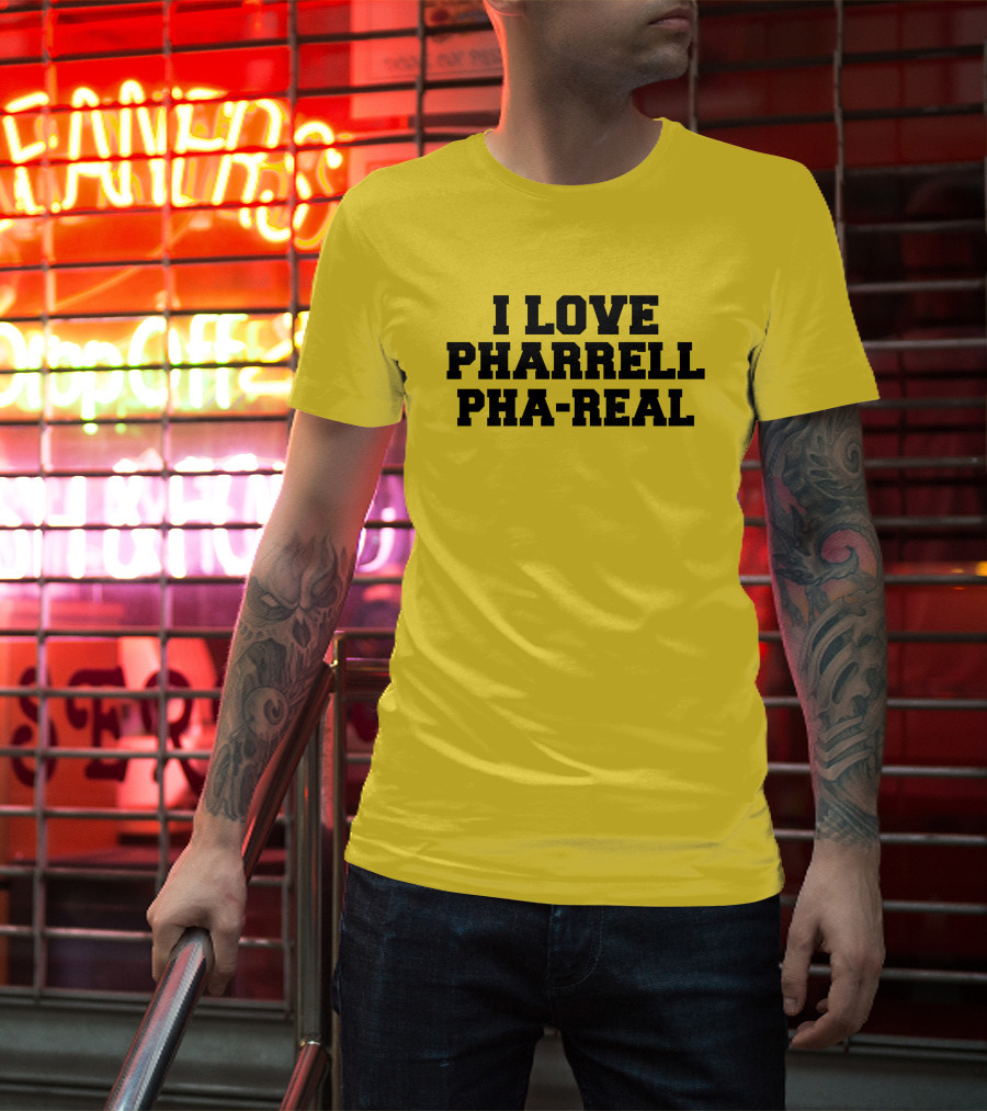 I Love Pharrell Pha-Real The Neptunes Marc Goldstein T-Shirt
