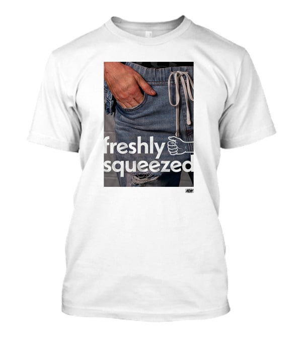 Aew Freshly Squeezed Orange Cassidy Pocket Kris Statlander T-Shirt