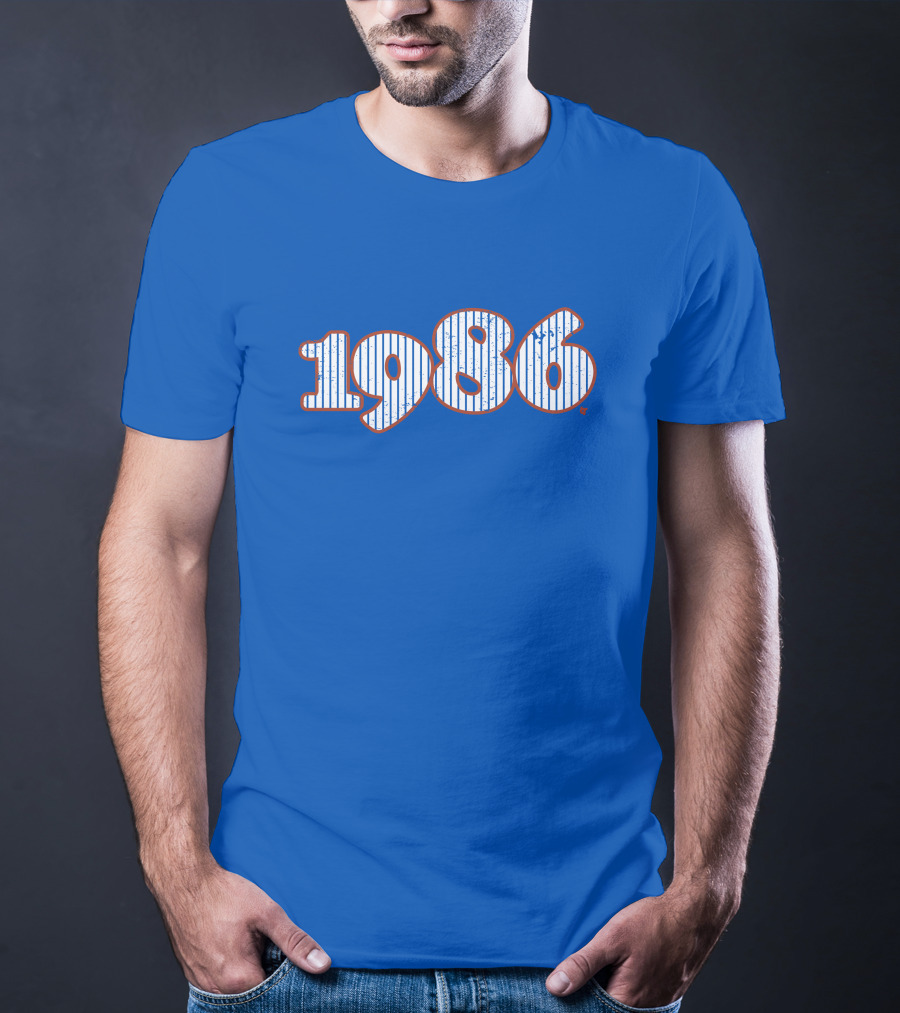 BreakingT New York Mets 1986 Lindor Game T-Shirt