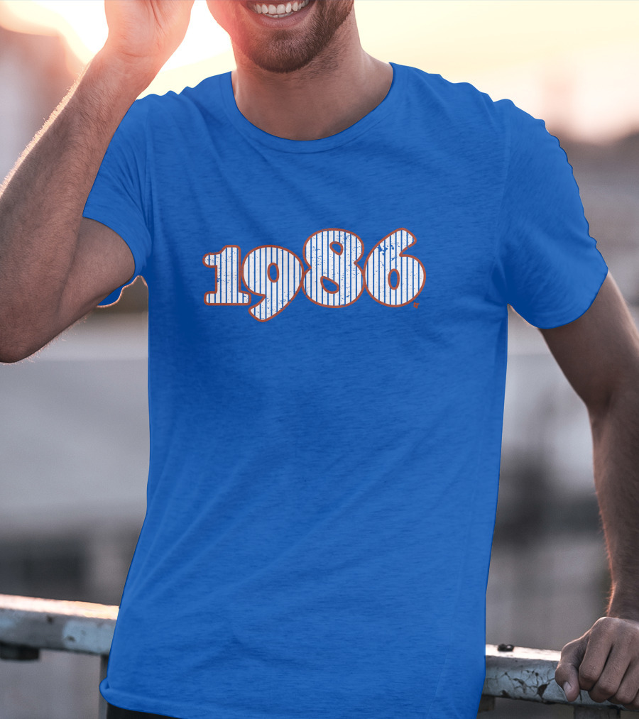 BreakingT New York Mets 1986 Lindor Game T-Shirt