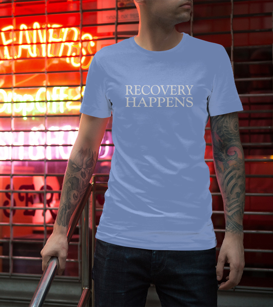 Kalamazoo Wellness Recovery Happens Kevin McLaughlin T-Shirt