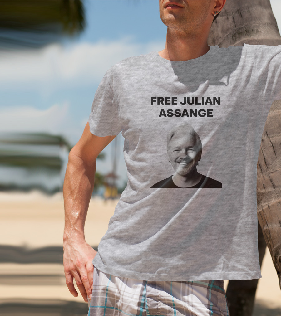 Free Julian Assange WikiLeaks Shop T-Shirt