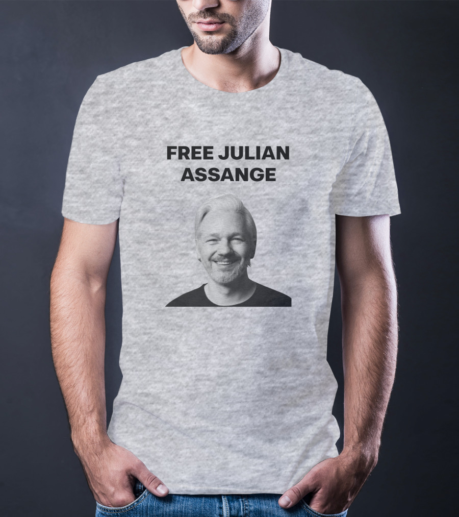 Free Julian Assange WikiLeaks Shop T-Shirt