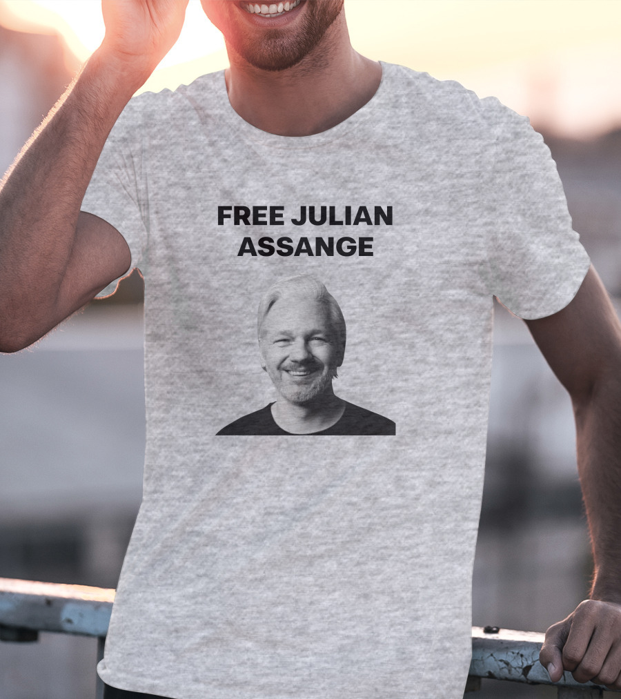 Free Julian Assange WikiLeaks Shop T-Shirt