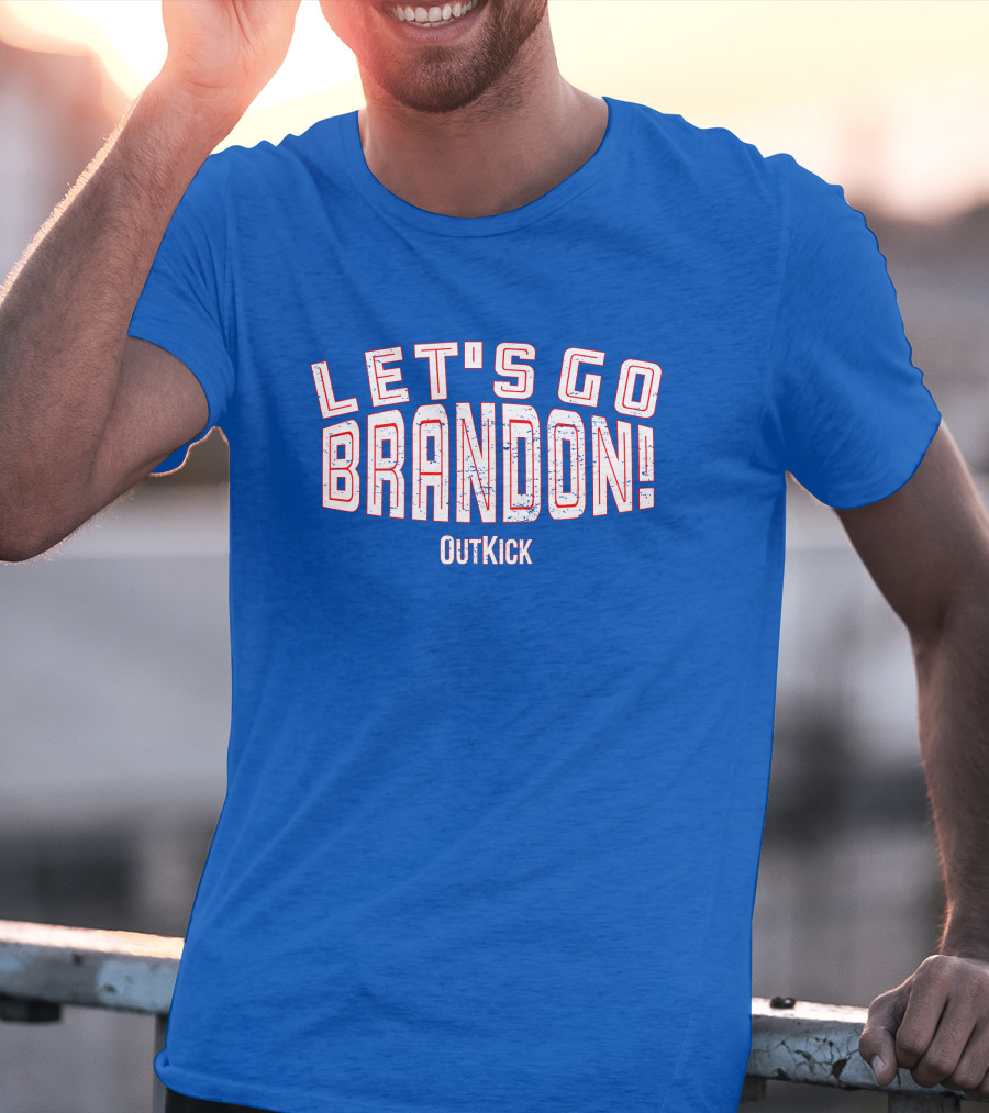 Outkick Let's Go Brandon Lay Travis T-Shirt