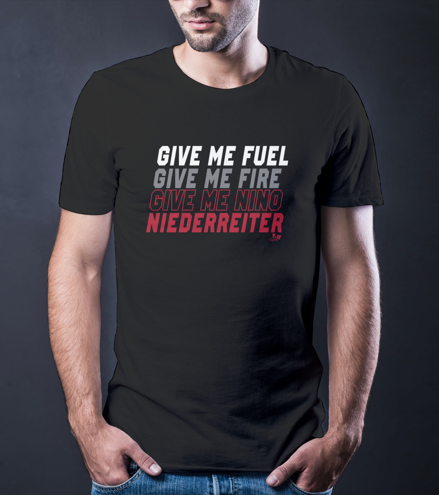 Give Me Fuel Fire Nino Niederreiter NHLPA T-Shirt