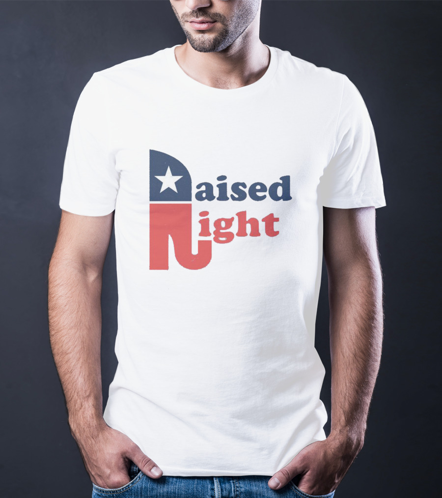 Raised Right Republican Elephant T-Shirt