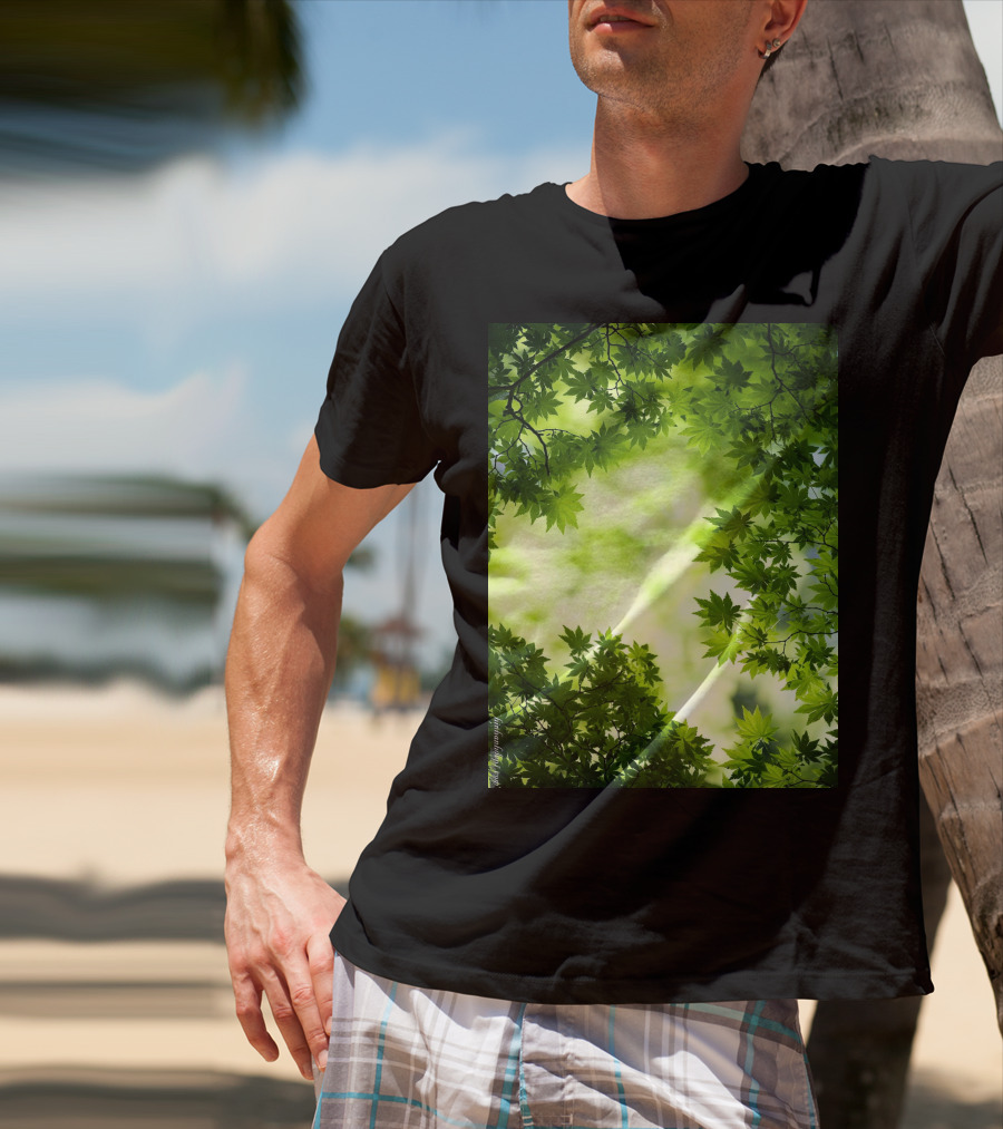 Short Lush Green Canopy Leaves T-Shirt