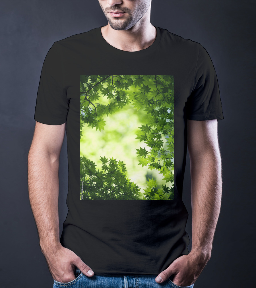 Short Lush Green Canopy Leaves T-Shirt