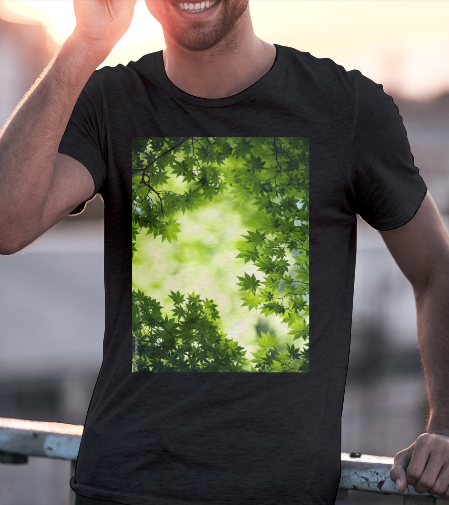 Short Lush Green Canopy Leaves T-Shirt