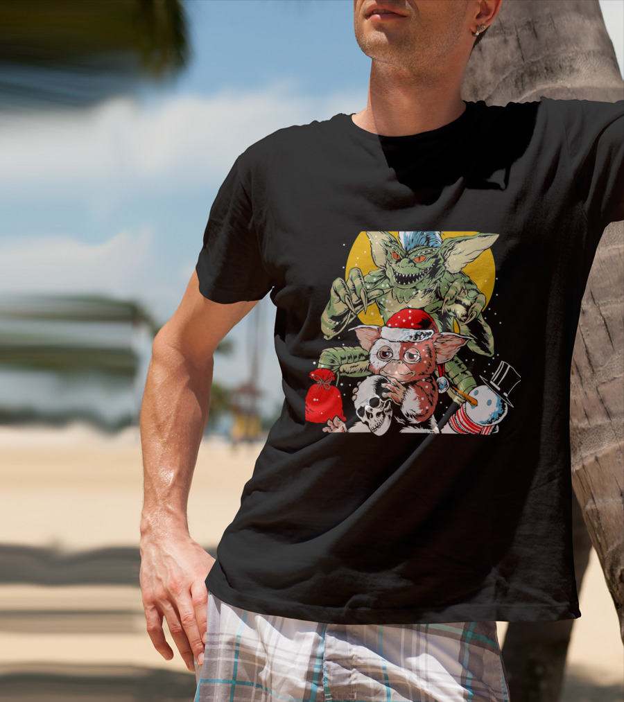 Gizmo And Gremlin Christmas Mischief Adventures T-Shirt